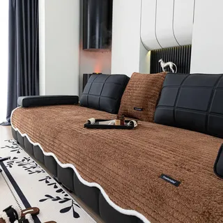 SHANNA Sofa überzug Sofabezug 1 2 3 4 Sitzer Sofabezüge Couch Überzug L Form Ecksofa Sofa Couch Cover Überwurfdecke, Sofahusse Sofaüberwürfe rutschfest Sofa Abdeckung Protector für Hunde Haustiere
