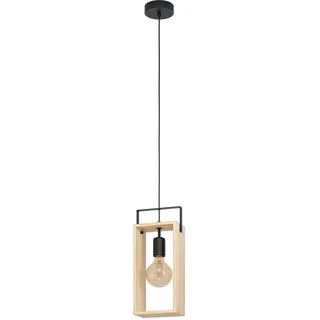 EGLO Famborough 1-flg. 40 W 60 cm rechteckig schwarz Metall