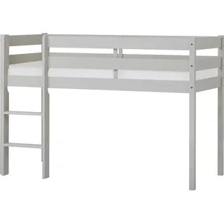 Hoppekids Hochbett ECO COMFORT 81 x 114 x 166 cm Kiefer massiv grau