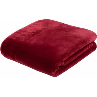 Gözze Premium Cashmere Feeling Kuscheldecke 130 x 170 cm Rot