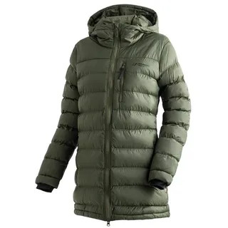 Maier Sports Funktionsmantel »Lomnica Coat W«, Damen Mantel, leichtes Primaloft Material, 3 RV-Taschen und Kapuze, grün