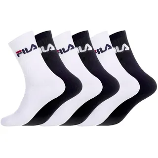 Fila Herren Sportsocken FILA/AM/TNX6 (6er Pack), Schwarz (Noir N - Nr),43-46