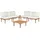 Lounge Set 5-tlg. Hellbraun