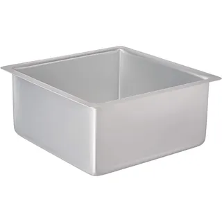 DECORA 0062605 Profi-BACKFORM QUADRATISCH AUS ELOXIERTEM Aluminium cm 20X20X10, Silber