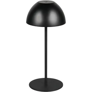Reality Leuchten LED Akku Außen Tischleuchte Ortiz R55601132, Kunststoff Schwarz matt, inkl. 2 Watt LED, On/Off Touch