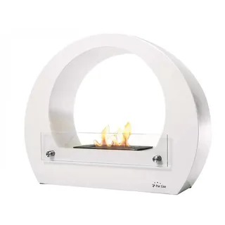 Purline Saturn Ethanol-kamin - White