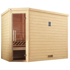 Bild von Sauna TURKU (Set), 7,5 kW-Ofen mit digitaler Steuerung, beige