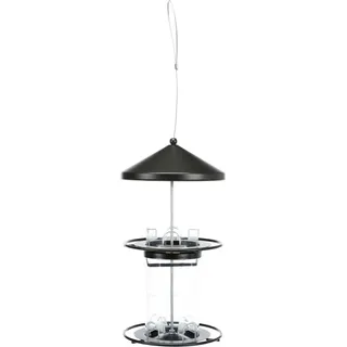 TRIXIE 55423 Futterspender, Metall/Kunststoff, 36 cm, schwarz