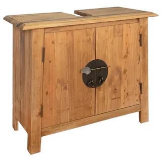 vidaXL Waschbeckenunterschrank 70 x 63 x 32 cm Braun