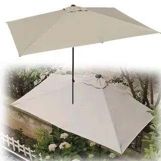 ZYXQQJ Balkonschirm Rechteckig Halbschirm Wasserdicht Balkonschirm Höhenverstellbar Wandschirm Marktschirm 200X100cm, 250X130cm(200x100cm)