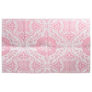 vidaXL Outdoor-Teppich Rosa 160x230 cm PP