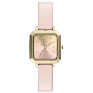 Armani Exchange Damen 27MM Goldfarbener Edelstahl Uhr, AX5737