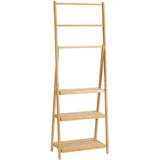 kleankin Handtuchhalter, Natur, 53 x 30,5 x 152cm