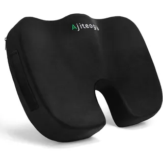 Ajiteogy Memory Foam Sitzkissen - Ergonomisches Kissen für Bürostuhl, Auto und Gaming Stuhl