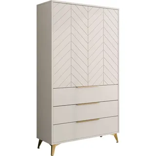 Mirjan24 Drehtürenschrank Xylix 104 x 180 x 40 cm Beige