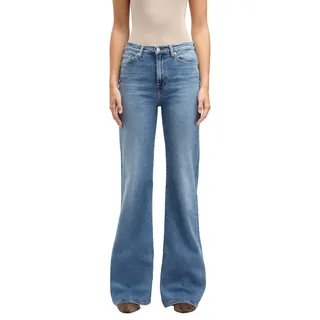 7 For All Mankind Damen Modern Dojo Oceanstone Jeans, Mid Blue, 28W EU
