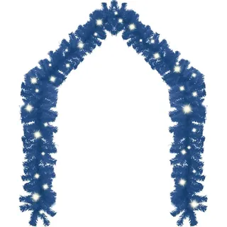 vidaXL Weihnachtsgirlande mit LED 5 m Blau - Blau