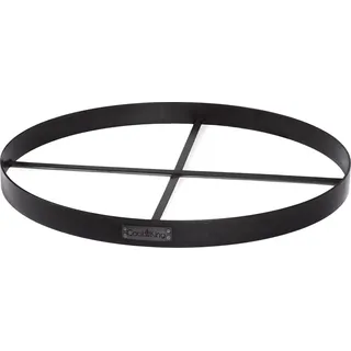 Feuerschalenbasis Cook King 80 x 6 cm schwarz