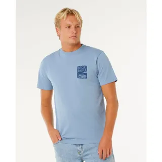 RipCurl Keep ON Trucking SS Tee faded denim (4737) S