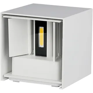 LED Solution Weiße LED-Fassadenleuchte quadratisch 5W IP65 Lichtfarbe: Tageslichtweiß 217088 - Gold