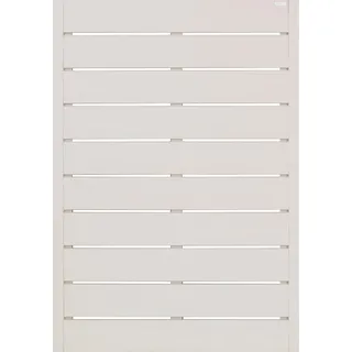 Sichtschutzzaunelement Faro Cream lackiert 130 cm x 90 cm