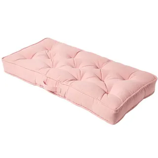 Homescapes Sitzauflage für Zweisitzer-Sofa 100 x 48 cm Rosa