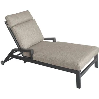 LC Garden Avena Sonnenliege Anthrazit/Braun