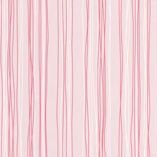 Rasch Tapete 203240 - Helle Papiertapete mit feinen Linien und Streifen in Rosa, Pink und Weiß - 10,05m x 0,53m