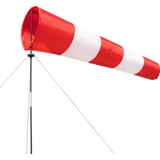 HQ Windspiel Windsock Airport 150 cm - Rot, Weiß
