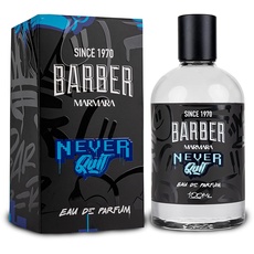 BARBER MARMARA NEVER QUIT Eau de Parfüm Natural Spray Men 100ml – Herren Parfüm – männer parfüm - parfum herren - Intensiver Langanhaltender Duft - herrenparfum - Frischer Holziger Duft