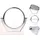 Kosmetik Spiegel/Kosmetikspiegel 360 drehbar 2 Spiegel normal und 10 Fach 13 ø KXD3102-10x KX_TKD3102-10x