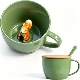Geschenke Für Frauen Eichhörnchen 3d Tasse Geburtstagsgeschenk Für Frauen Männer Kaffeebecher Tassen Lustige Weihnachten Halloween Valentinstag Muttertag Ostern Geschenk Für Freundin Kollegen Freunde