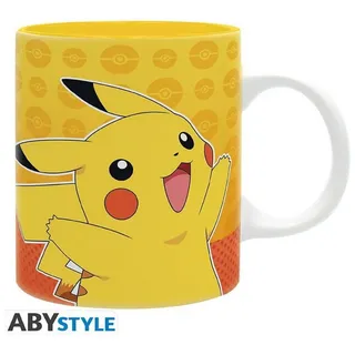 ABYstyle Pokemon Comic Strip Tasse 0,32 l Gelb