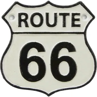 Wandschild Wandplakette Gusseisen Route 66