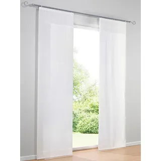 Heine home Schiebegardine Klettschiene 1, weiß,