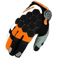 ON BOARD Kinder-Motocross-Handschuhe KX-3, KID UNISEX, XS, schwarz/orange
