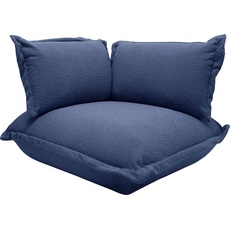 Bild HOME Sofa-Eckelement »Cushion«, im lässigen Kissenlook, mit softer Kaltschaumpolsterung blau