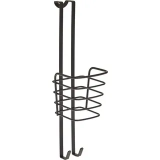 Metaltex Föhnhalter Origin Lava, 11 x 12 x 37 cm, Schwarz