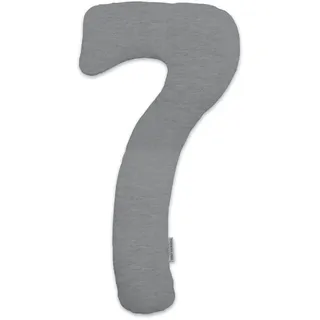 Theraline my7 Seitenschläferkissen mit Bezug, waschbar 60°C, Stillkissen & Lagerungskissen ergonomisch mit integriertem Kopfkissen, Kissen für Seitenschläfer mit wattiertem Bezug für mehr Komfort
