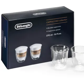 De'Longhi Cappuccino Thermoglas 0,19 l 6-tlg.