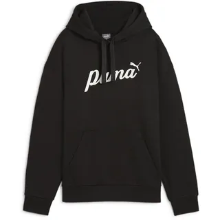 Puma ESS+ Script Hoodie Schwarz XS