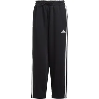 Adidas Essentials 3-Streifen Open Hem Hose Black / White XL