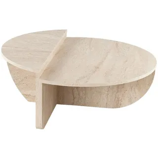 Skye Decor Vente-Unique Couchtisch, Beige, Holz, Uni, 60x30x90 cm Wohnzimmer, Wohnzimmertische, Couchtische,