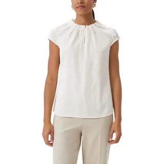 Comma, Satinbluse mit Raffung (2147272)