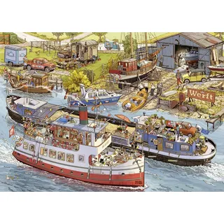 Heye Puzzle Boatyard, 1000 Teile, 1000 Stück(e), Kunst