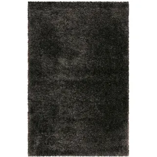 Wecon Home Hochflorteppich , Schwarz , Textil , Uni , rechteckig , 120x170 cm , Hohenstein, Oeko-Tex® Standard 100 , für Fußbodenheizung geeignet, in verschiedenen Größen erhältlich, UV-beständig, lichtunempfindlich, pflegeleicht, strapazierfähig , Teppiche Und Böden, Teppiche, Hochflorteppiche & Shaggys