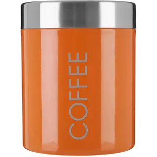 Premier Housewares Orange Email-Kaffeekanister, Emaille, 10x10x13
