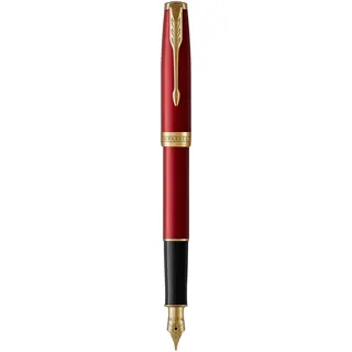 Parker 1931473 Füllfederhalter Schwarz, Gold, Rot 1 Stück(e)