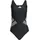 Damen Swimsuit Black/White 48