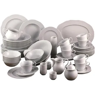 CreaTable Kombiservice 61-tlg. weiß unifarben